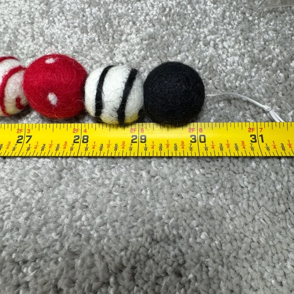 Mickey Garland - Sheep Farm Felt Vacation Countdown Red Black Yellow Wool